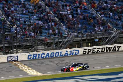 Los pilotos de la NASCAR Cup Series lideran la remontada en el Chicagoland Speedway con una prueba de neumáticos Goodyear.