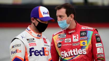 NASCAR: Kyle Busch critica duramente a Denny Hamlin por sus comentarios en un podcast.