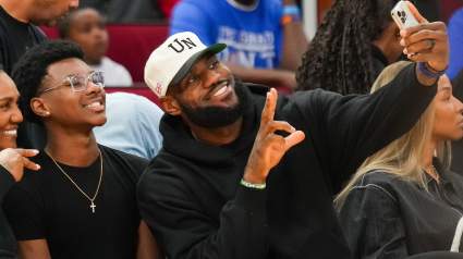 LeBron James en la Final Four: ¿La estrella de los Lakers está animando hoy a su hijo Bryce James?