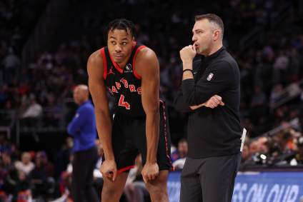 El entrenador de los Raptors lanza una seria advertencia a Scottie Barnes antes de los playoffs.