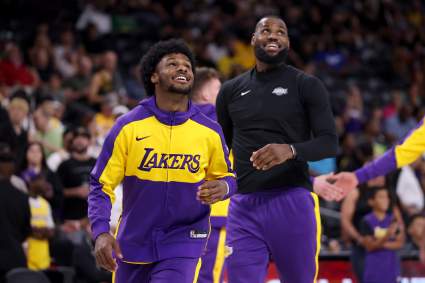 LeBron le dio "Me gusta" a una publicación que decía que Bronny es mejor que la primera selección del draft.