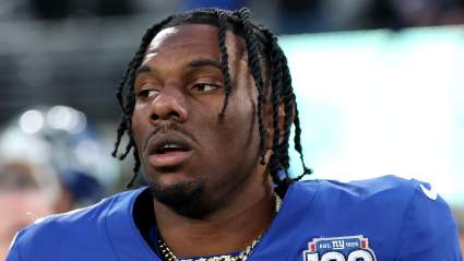Malik Nabers, atónito por la decisión de los Giants de elegir a Arvell Reese en lugar de Caleb Downs.