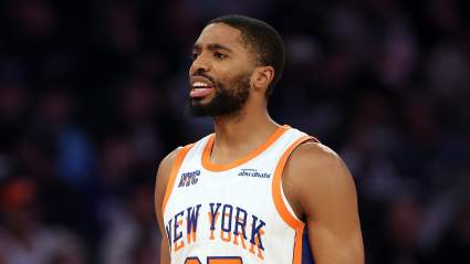 “¡QUE TE JODAN!” Mikal Bridges de los Knicks estalla en un acalorado intercambio con un jugador de los Hawks