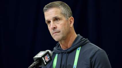 John Harbaugh habla sobre el "formato" de reclutamiento del gerente general de los Giants.