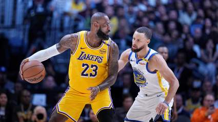 LeBron James y Steph Curry podrían enfrentarse por última vez en el partido entre los Lakers y los Warriors.