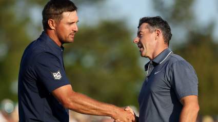 Se filtró un mensaje furioso de Bryson DeChambeau, grabado con el micrófono abierto, dirigido a Rory McIlroy, antes del Masters.