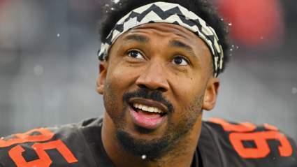 La estrella de los Browns, Myles Garrett, pierde un millón tras no presentarse al partido.