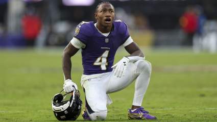 La predicción del draft de los Ravens son malas noticias para Zay Flowers.