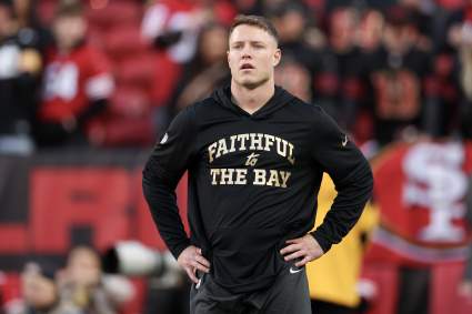 Los 49ers reciben grandes elogios de Bijan Robinson para Christian McCaffrey.