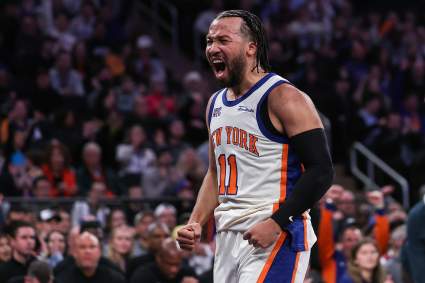 La estrella de los New York Knicks, Jalen Brunson, hizo historia en el partido de los Hawks.