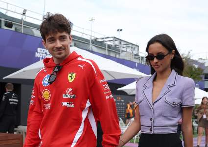 Charles Leclerc y su esposa, Alexandra, nos muestran el detrás de cámaras del GP de Miami.