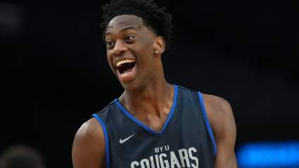 AJ Dybantsa, estrella de BYU y principal promesa del draft, se declara elegible para el Draft de la NBA.