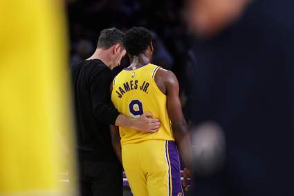 El mundo de la NBA reacciona a la actuación de Bronny James en el partido Lakers-Mavs.