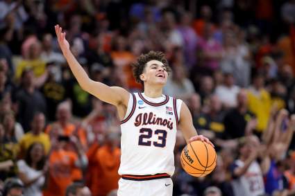 La estrella de Illinois, Keaton Wagler, está escalando posiciones en las listas del Draft de la NBA durante su participación en la Final Four.