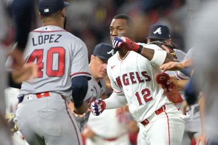 Reynaldo López de los Bravos y Jorge Soler de los Angelinos reciben largas suspensiones por la pelea del martes.