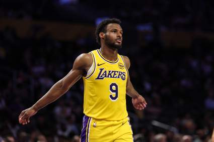 El mundo de la NBA reacciona a la actuación de Bronny James en el partido Lakers-Warriors.