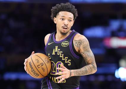 La estrella de los Lakers en la G League reacciona a la "emocionante" mejora de su contrato antes de los playoffs.