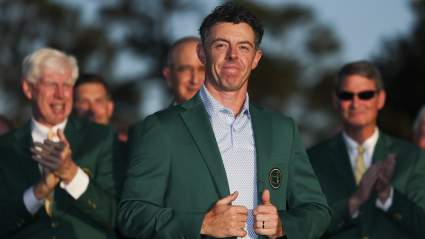Donald Trump interrumpe un discurso en la Casa Blanca para elogiar a Rory McIlroy en la cena del rey Carlos.