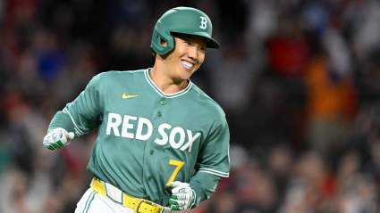 Los Red Sox tienen un récord de 7-0 con las camisetas de City Connect, y cada victoria ha terminado de la misma manera.