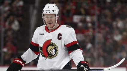 El futuro de Brady Tkachuk en Ottawa está en entredicho en medio de las dificultades en los playoffs.