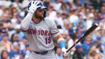 Bo Bichette reacciona a su sólida actuación como primer bate de los Mets.