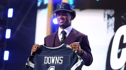 Caleb Downs reacciona a la elección de los Cowboys tras no poder asistir a la visita formal: "Todo salió bien".
