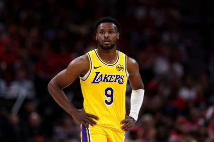 El mundo de la NBA reacciona a la actuación de Bronny James en el partido Lakers-Rockets.