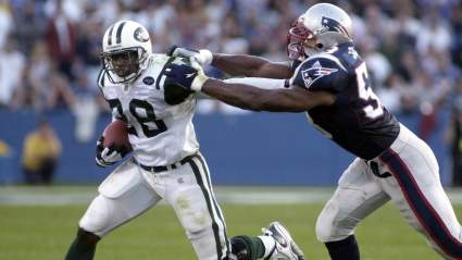 Los Jets anuncian la incorporación de Curtis Martin días antes del Draft de la NFL.