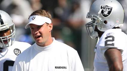 Noticias de los Raiders: Lane Kiffin y JaMarcus Russell se reencuentran en una foto que se ha vuelto viral.