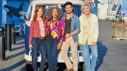 Una estrella de Hallmark apoya de forma hilarante a Tyler Hynes, de 'Querido amigo', y al extraordinario elenco de 'Te veré pronto'.