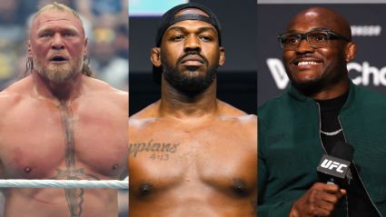 Jon Jones responde tras la audaz predicción de Kamaru Usman sobre Brock Lesnar.