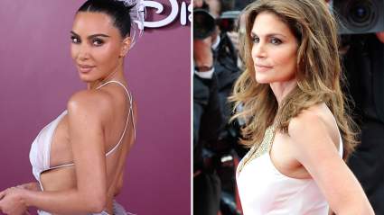 Kim Kardashian recicla un look de Cindy Crawford de 2002.