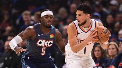 Lu Dort es acusado de juego sucio y casi lesiona a Devin Booker.
