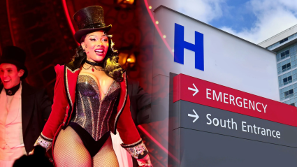 Megan Thee Stallion ingresa en el hospital tras abandonar a mitad de la función del musical 'Moulin Rouge' en Broadway.