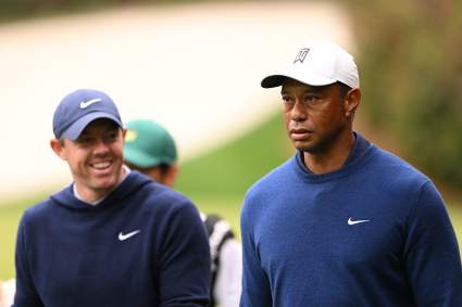 McIlroy habla sobre la ausencia de Woods y Mickelson antes del Masters.