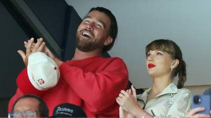 Taylor Swift fue vista apoyando a Travis Kelce en el lugar donde se rumorea que se casarán.