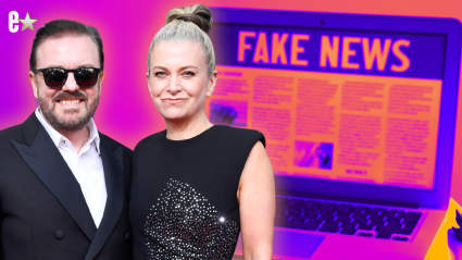 La pareja de Ricky Gervais, con quien mantiene una relación desde hace mucho tiempo, se pronuncia con fortaleza tras la aparición de un obituario falso en medio de su lucha contra el cáncer.