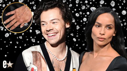 Esto es lo que sabemos sobre el anillo de Zoë Kravitz y la romántica propuesta de matrimonio de Harry Styles.