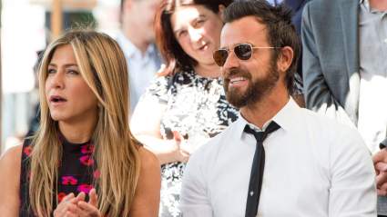 Jennifer Aniston reacciona a la noticia del embarazo de su ex, Justin Theroux.