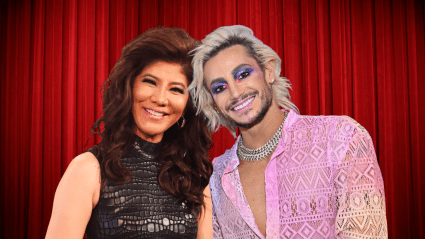 Los íconos de 'Big Brother', Julie Chen y Frankie Grande, se reúnen en Broadway.