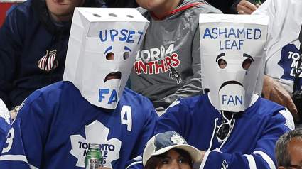 Los aficionados de los Maple Leafs recibieron consuelo de una fuente inesperada.