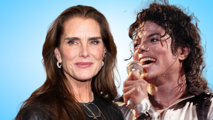 Brooke Shields hace sus primeras declaraciones públicas sobre la película biográfica de Michael Jackson en una animada charla con los paparazzi.