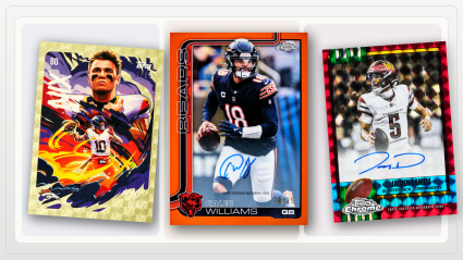 El regreso de Topps a la NFL trae grandes noticias para Caleb Williams, Jayden Daniels y Bo Nix.