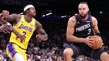 Dillon Brooks critica a Jarred Vanderbilt de los Lakers durante una reciente transmisión en vivo.