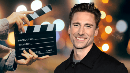 Andrew Walker comparte un vistazo detrás de cámaras de su nuevo proyecto de Hallmark mientras usa algo especial.