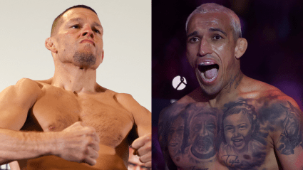 Charles Oliveira está dispuesto a pelear por el título BMF contra Nate Diaz.
