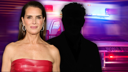 Brooke Shields revela que su encuentro más insólito con una celebridad ocurrió en la parte trasera de una ambulancia.
