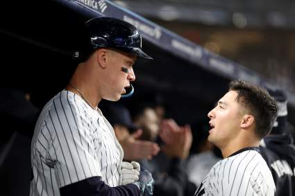 La estrella de los Yankees de Nueva York, Aaron Judge, revela una llamada telefónica con Anthony Volpe.