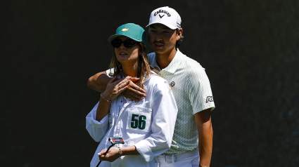 Min Woo Lee y su novia Gracie anunciaron noticias personales meses antes del Campeonato de la PGA.