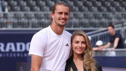 Alexander Zverev y su novia Sophia celebran un hito en el Abierto de Madrid.